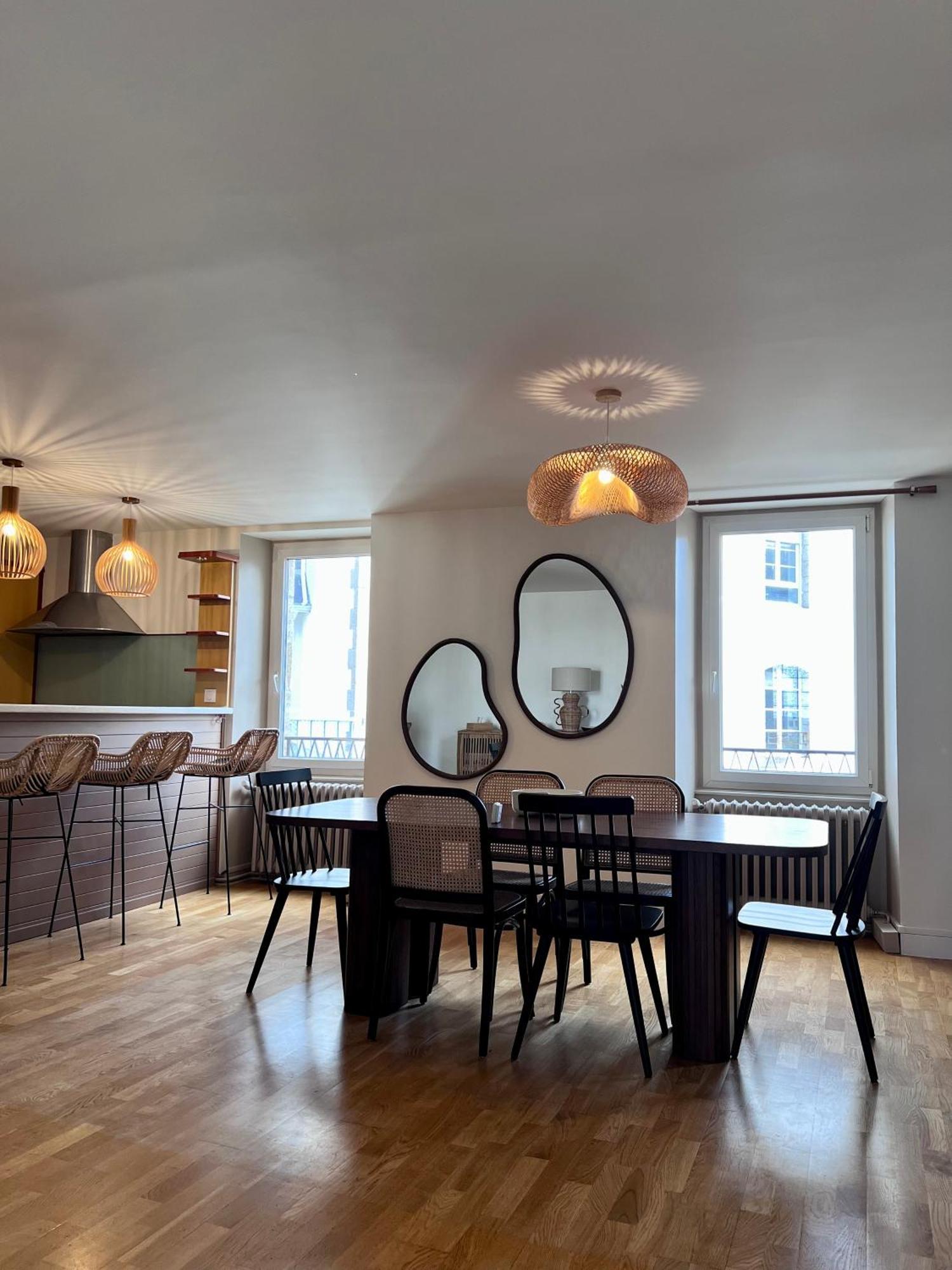 Grand Appartement Ultra Moderne Plein Centre, Plage A Pieds, Avec Parking Concarneau Kültér fotó